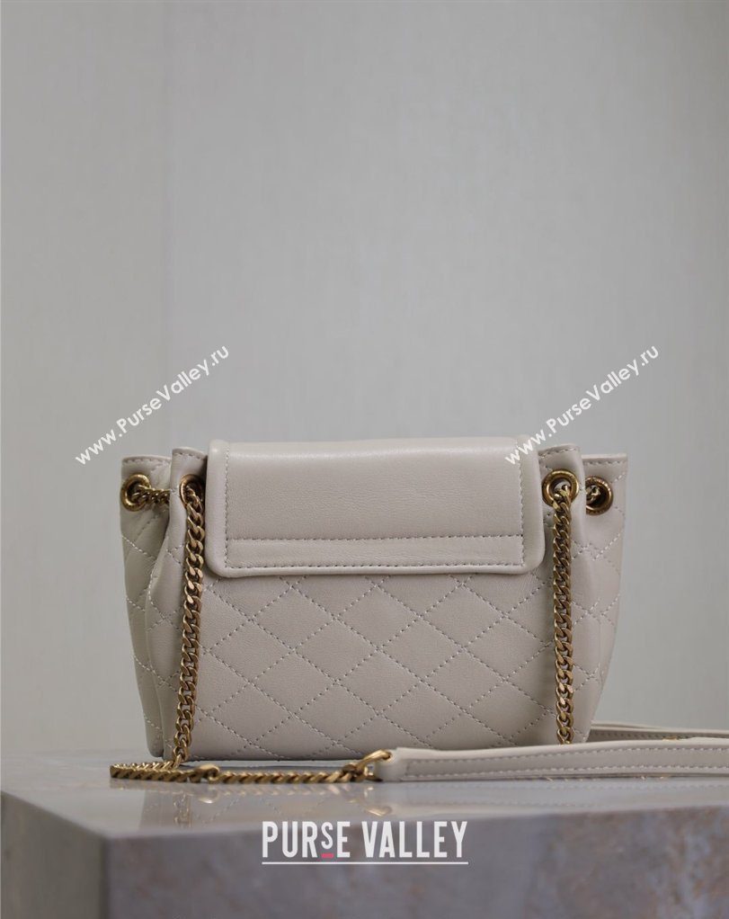 Saint Laurent Monogram Mini Nolita in Lambskin Leather 672738 White 2026 (MHUI-260403119)