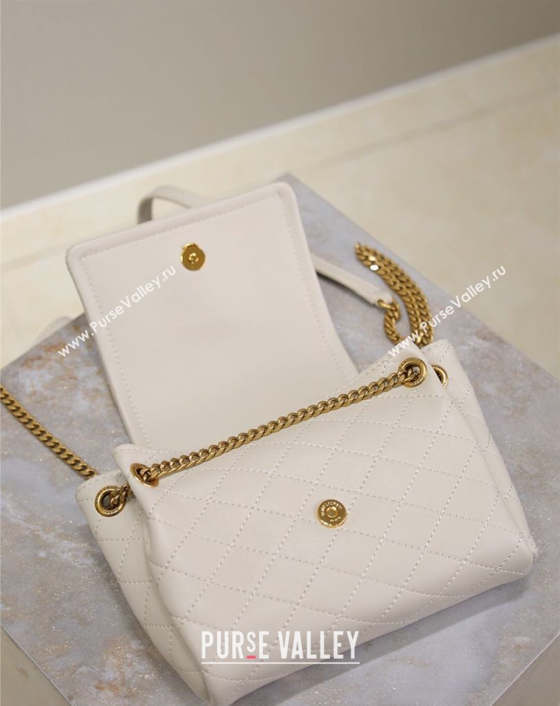 Saint Laurent Monogram Mini Nolita in Lambskin Leather 672738 White 2026 (MHUI-260403119)