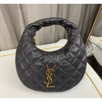 Saint Laurent Icarino Mini Bag in Quilted Nappa Leather Urban Grey 2026 851689 (nana-260403059)