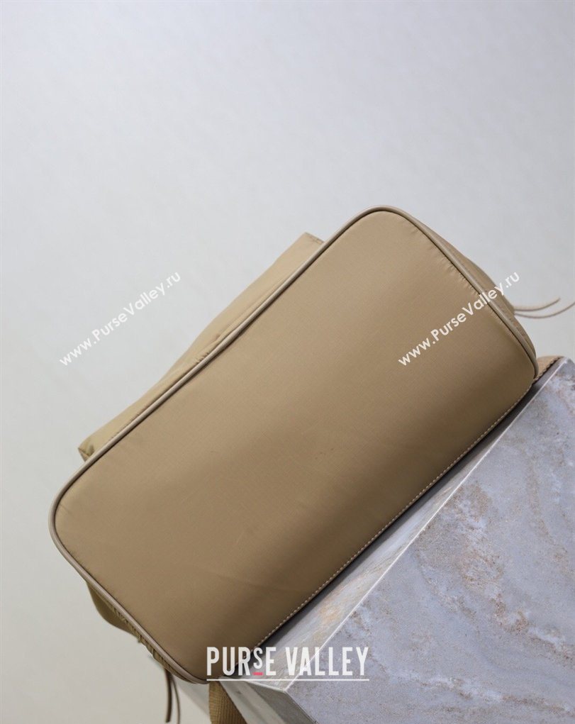 Saint Laurent City Backpack Bag in Beige Nylon 326865 2026 (MHUI-260407011)