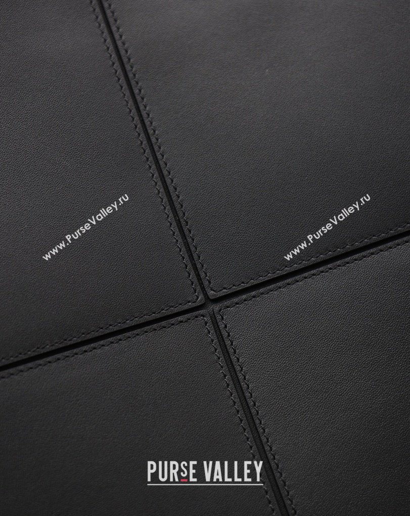 Saint Laurent Paris Small 4 Carre Tote Bag in Leather Black 2026 863959 (MHUI-260407007)