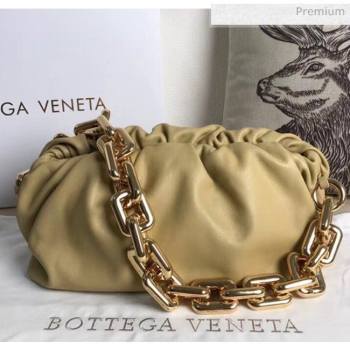 Bottega Veneta The Chain Pouch Clutch Bag With Square Ring Chain Ywllow 2020 (MS-20050548)