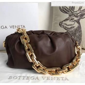 Bottega Veneta The Chain Pouch Clutch Bag With Square Ring Chain Fondente 2020 (MS-20050554)