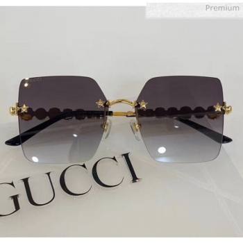 Gucci Crystal Sunglasses GG0644S 04 2020  (A-20050704)