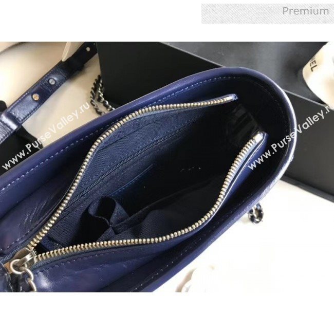 Chanel Denim and Calfskin Chanels Gabrielle Small Hobo Bag AS0865 Blue 2020 (JY-20050826)