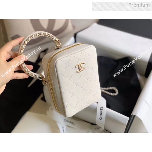 Chanel Quilting Leather Camera Bag With Chain White 2020 (JY-20050831)