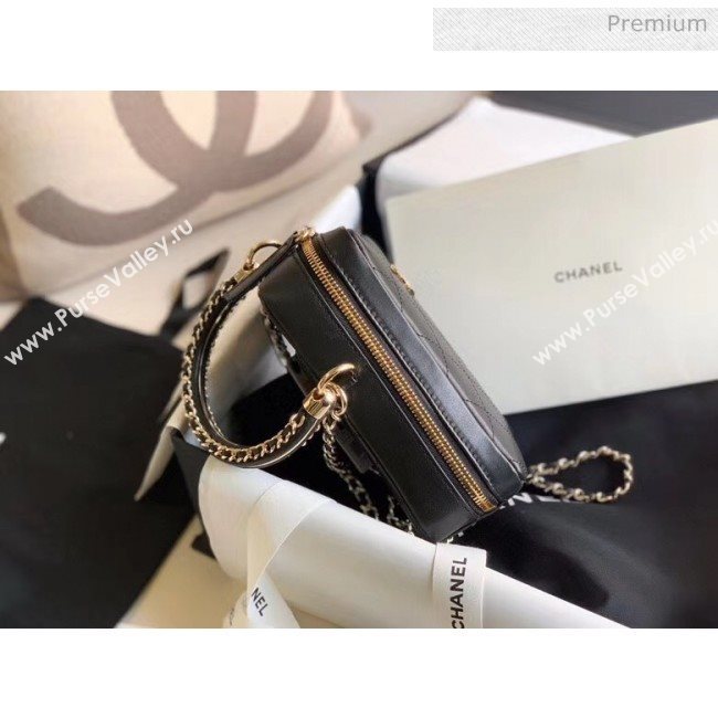 Chanel Quilting Leather Camera Bag With Chain Black 2020 (JY-20050832)