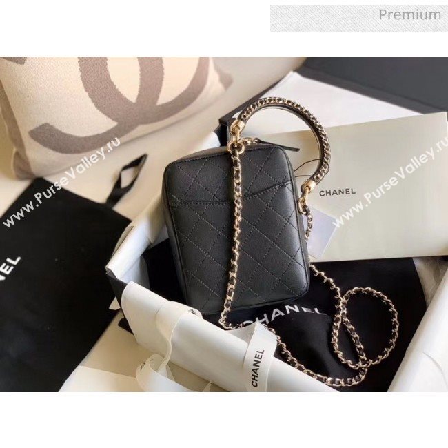 Chanel Quilting Leather Camera Bag With Chain Black 2020 (JY-20050832)