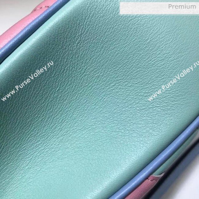 Gucci GG Marmont Matelassé Small Shoulder Bag 447632 Multicolored Pastel 2020 (DLH-20051146)