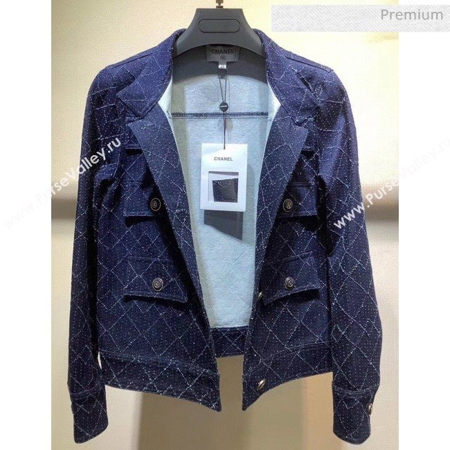 Chanel Denim Jacket CH7 Blue 2020 (Q-20051219)