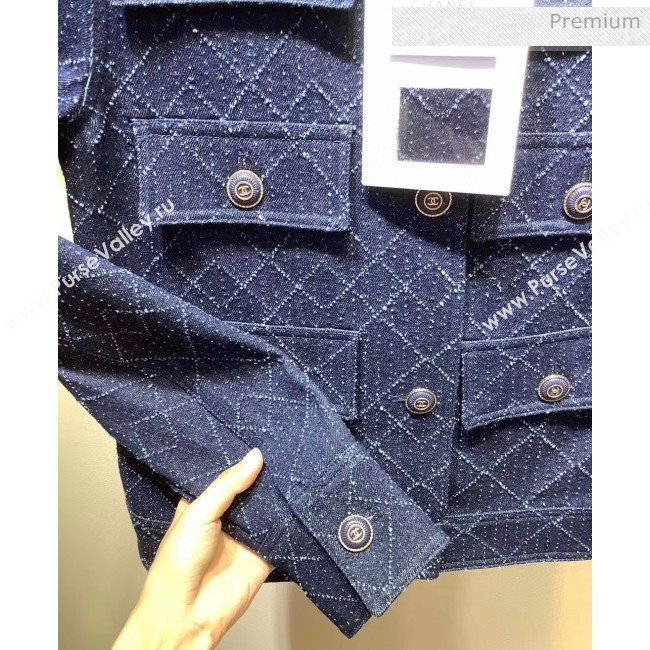 Chanel Denim Jacket CH7 Blue 2020 (Q-20051219)