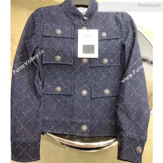 Chanel Denim Jacket CH7 Blue 2020 (Q-20051219)