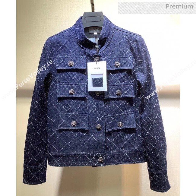 Chanel Denim Jacket CH7 Blue 2020 (Q-20051219)