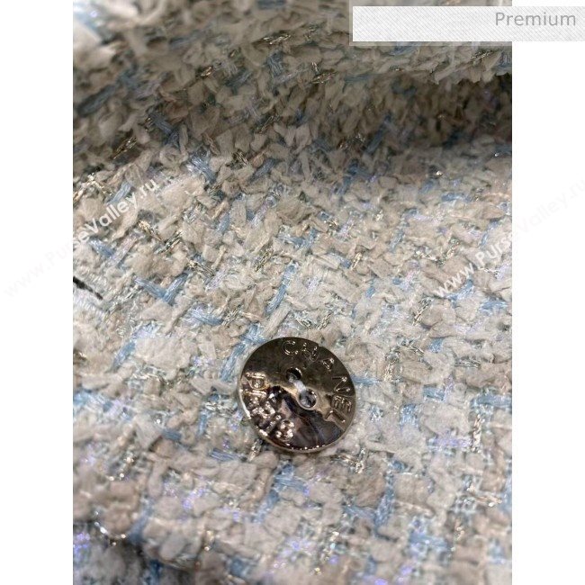 Chanel Tweed Jacket CH11 Blue 2020 (Q-20051232)