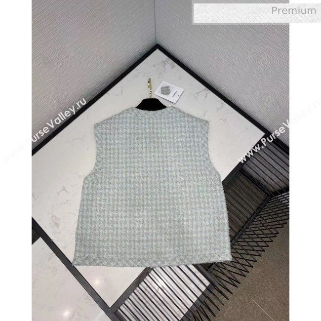 Chanel Tweed Vest CH13 Blue 2020 (Q-20051234)