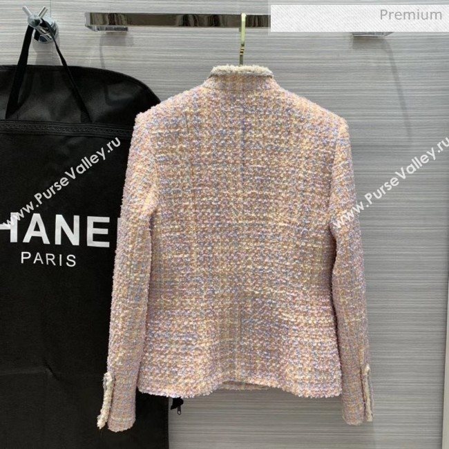 Chanel Tweed Jacket CH16 Pink 2020 (Q-20051240)