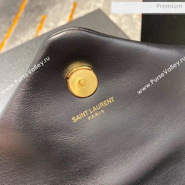 Saint Laurent LOULOU TOY Bag IN MATELASSÉ "Y" Leather 467072 Black/Gold 2020(Top Quality) (JD-20051313)
