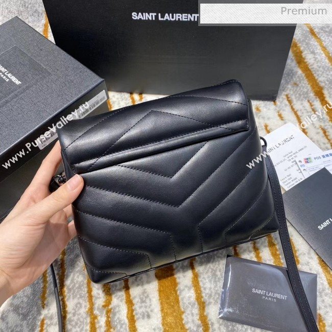 Saint Laurent LOULOU TOY Bag IN MATELASSÉ "Y" Leather 467072 Black 2020(Top Quality) (JD-20051314)