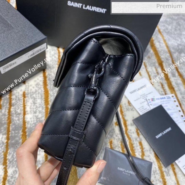 Saint Laurent LOULOU TOY Bag IN MATELASSÉ "Y" Leather 467072 Black 2020(Top Quality) (JD-20051314)