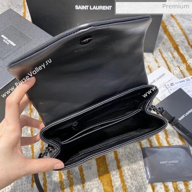 Saint Laurent LOULOU TOY Bag IN MATELASSÉ "Y" Leather 467072 Black 2020(Top Quality) (JD-20051314)