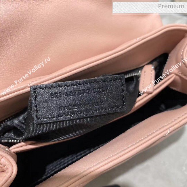 Saint Laurent LOULOU TOY Bag IN MATELASSÉ "Y" Leather 467072 Pink 2020 (MH-20051320)