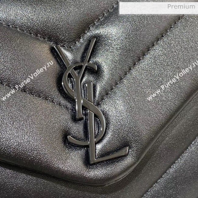 Saint Laurent LOULOU TOY Bag IN MATELASSÉ "Y" Leather 467072 Black 2020 (MH-20051319)