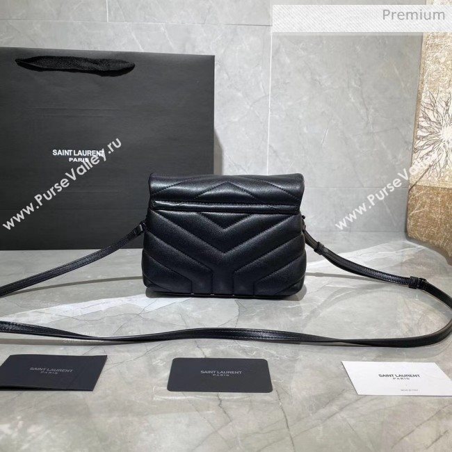 Saint Laurent LOULOU TOY Bag IN MATELASSÉ "Y" Leather 467072 Black 2020 (MH-20051319)