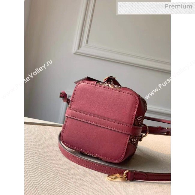 Louis Vuitton Monogram Print Canvas Mini Bucket Bag M69973 Burgundy 2020 (K-20051323)