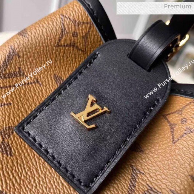 Louis Vuitton Monogram Canvas Mini Bucket Bag M57100 Black/Brown 2020 (K-20051325)