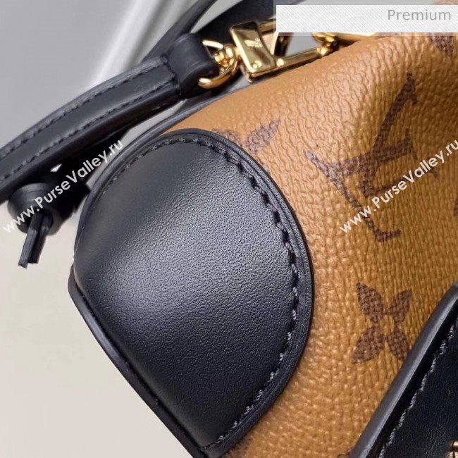 Louis Vuitton Monogram Canvas Mini Bucket Bag M57100 Black/Brown 2020 (K-20051325)