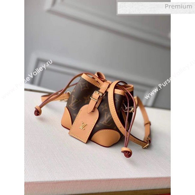 Louis Vuitton Monogram Canvas Mini Bucket Bag M57099 Brown 2020 (K-20051326)