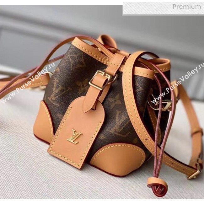 Louis Vuitton Monogram Canvas Mini Bucket Bag M57099 Brown 2020 (K-20051326)