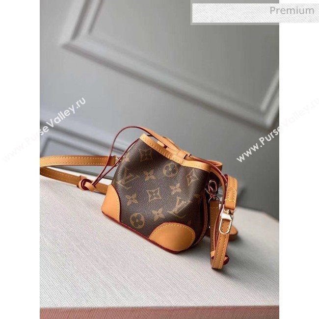 Louis Vuitton Monogram Canvas Mini Bucket Bag M57099 Brown 2020 (K-20051326)