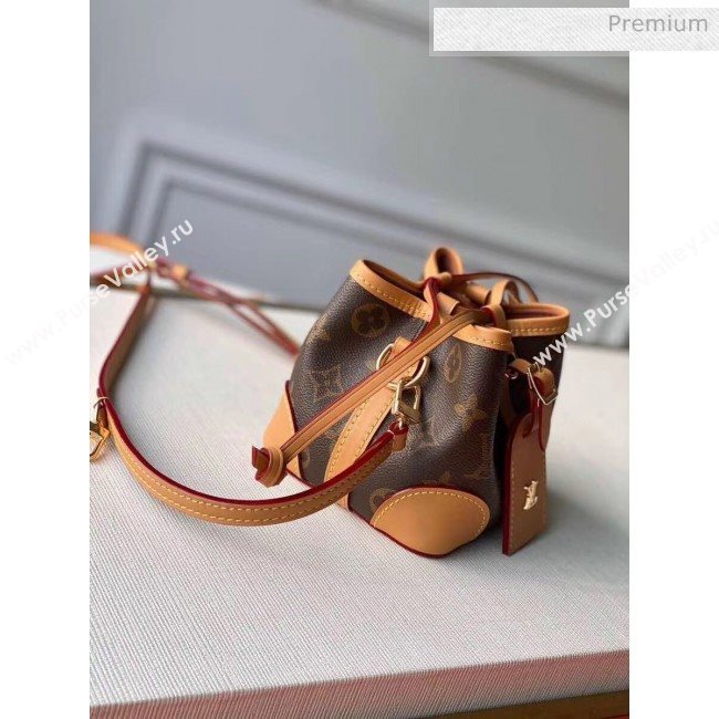 Louis Vuitton Monogram Canvas Mini Bucket Bag M57099 Brown 2020 (K-20051326)