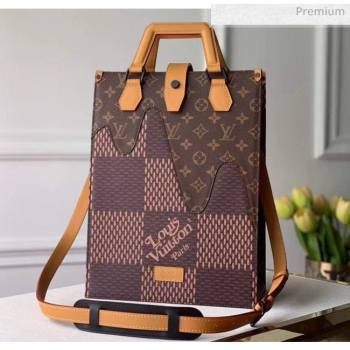 Louis Vuitton x Nigo Damier Monogram Canvas Tote Bag M49981 2020 (K-20051329)