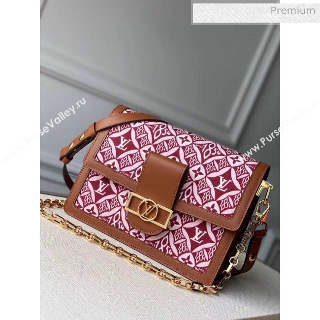 Louis Vuitton Dauphine MM Monogram Print Canvas Shoulder Bag M57211 Brown 2020 (K-20051333)