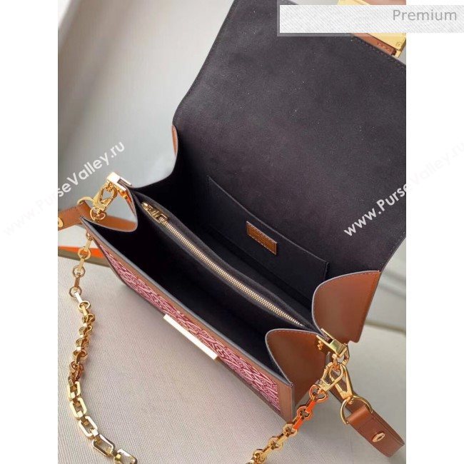 Louis Vuitton Dauphine MM Monogram Print Canvas Shoulder Bag M57211 Brown 2020 (K-20051333)