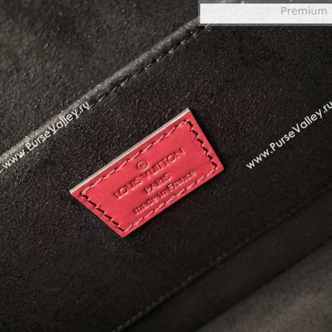 Louis Vuitton Dauphine MM Monogram Print Canvas Shoulder Bag M57211 Burgundy 2020 (K-20051332)