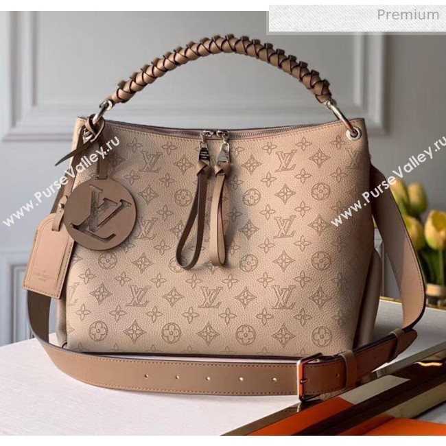 Louis Vuitton Mahina Perforated Calfskin BEAUBOURG Hobo MM Bag M56084 Goffee 2020 (K-20051318)