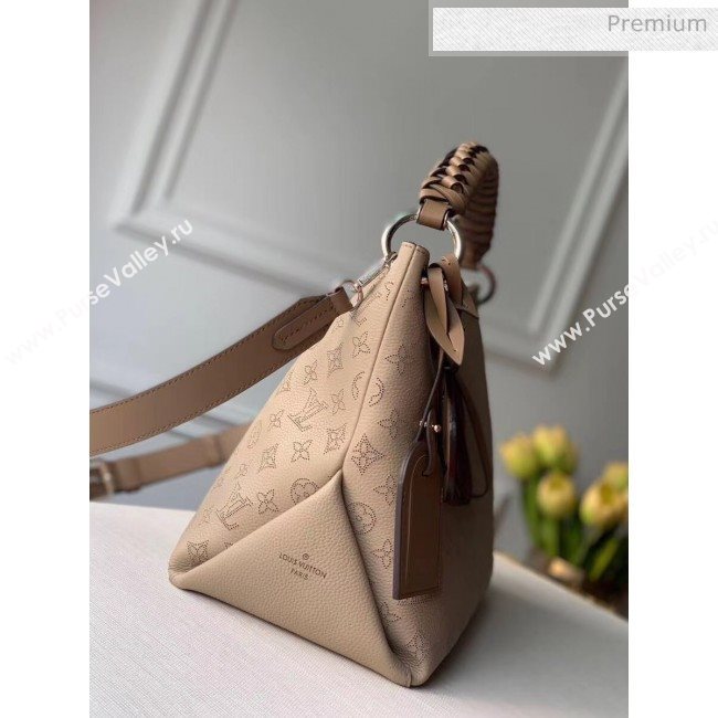 Louis Vuitton Mahina Perforated Calfskin BEAUBOURG Hobo MM Bag M56084 Goffee 2020 (K-20051318)