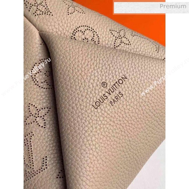 Louis Vuitton Mahina Perforated Calfskin BEAUBOURG Hobo MM Bag M56084 Goffee 2020 (K-20051318)