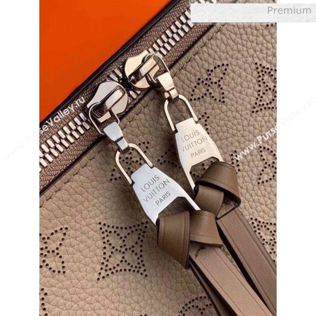 Louis Vuitton Mahina Perforated Calfskin BEAUBOURG Hobo MM Bag M56084 Goffee 2020 (K-20051318)