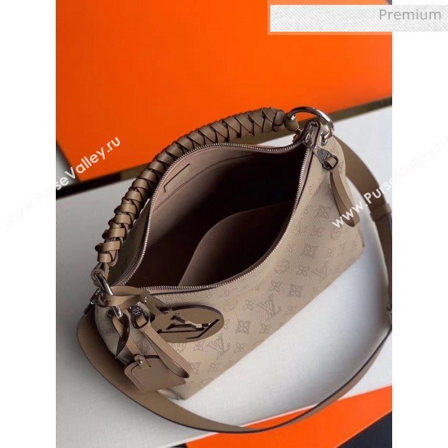 Louis Vuitton Mahina Perforated Calfskin BEAUBOURG Hobo MM Bag M56084 Goffee 2020 (K-20051318)