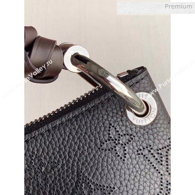 Louis Vuitton Mahina Perforated Calfskin BEAUBOURG Hobo MM Bag M56073 Black 2020 (K-20051820)