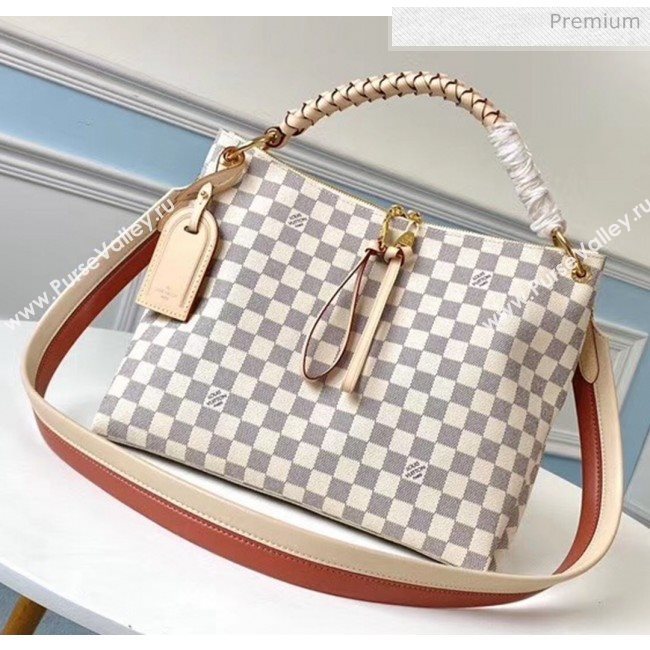 Louis Vuitton Damier Azur Canvas BEAUBOURG HOBO MM - DIGITAL EXCLUSIVE N40343 (K-20051815)