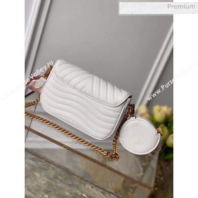 Louis Vuitton Multi Pochette New Wave Shoulder Bag M56466 White 2020 (K-20051918)