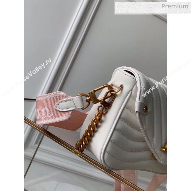 Louis Vuitton Multi Pochette New Wave Shoulder Bag M56466 White 2020 (K-20051918)