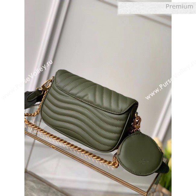 Louis Vuitton Multi Pochette New Wave Shoulder Bag M56471 Army Green 2020 (K-20051919)