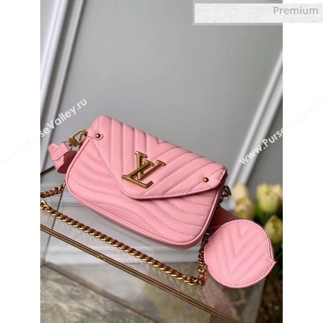 Louis Vuitton Multi Pochette New Wave Shoulder Bag M56468 Pink 2020 (K-20051920)