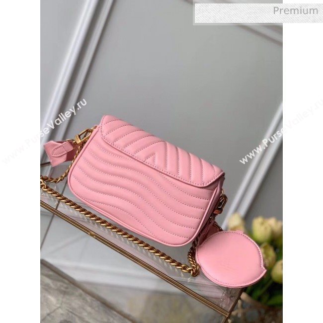 Louis Vuitton Multi Pochette New Wave Shoulder Bag M56468 Pink 2020 (K-20051920)